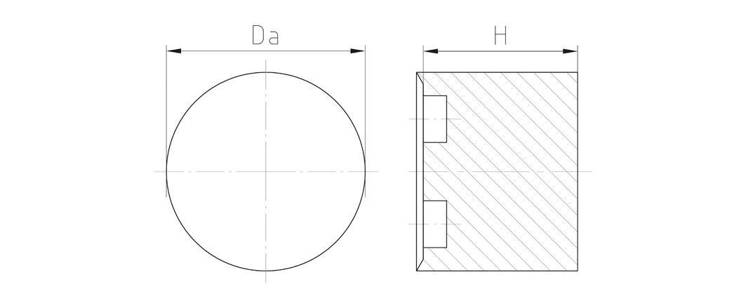 Dichtring ohne Bohrung WJ-DM 40 STO