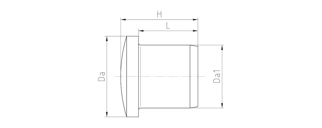 PA-Stopfen für WJ-DM 25-VPA/SW