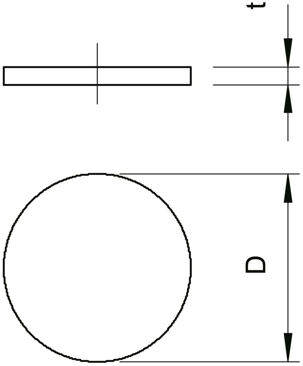 Staubschutzplättchen 107 S VTEC PG9