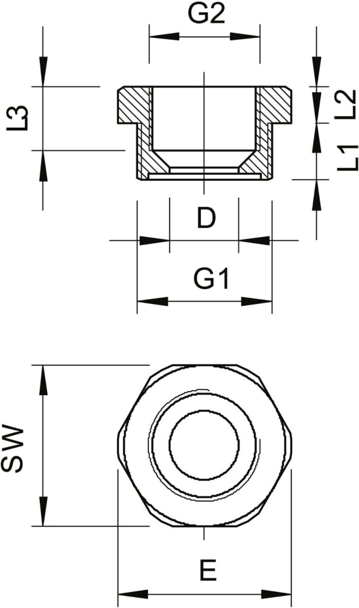 Reduktion 107 R M63-40 PA