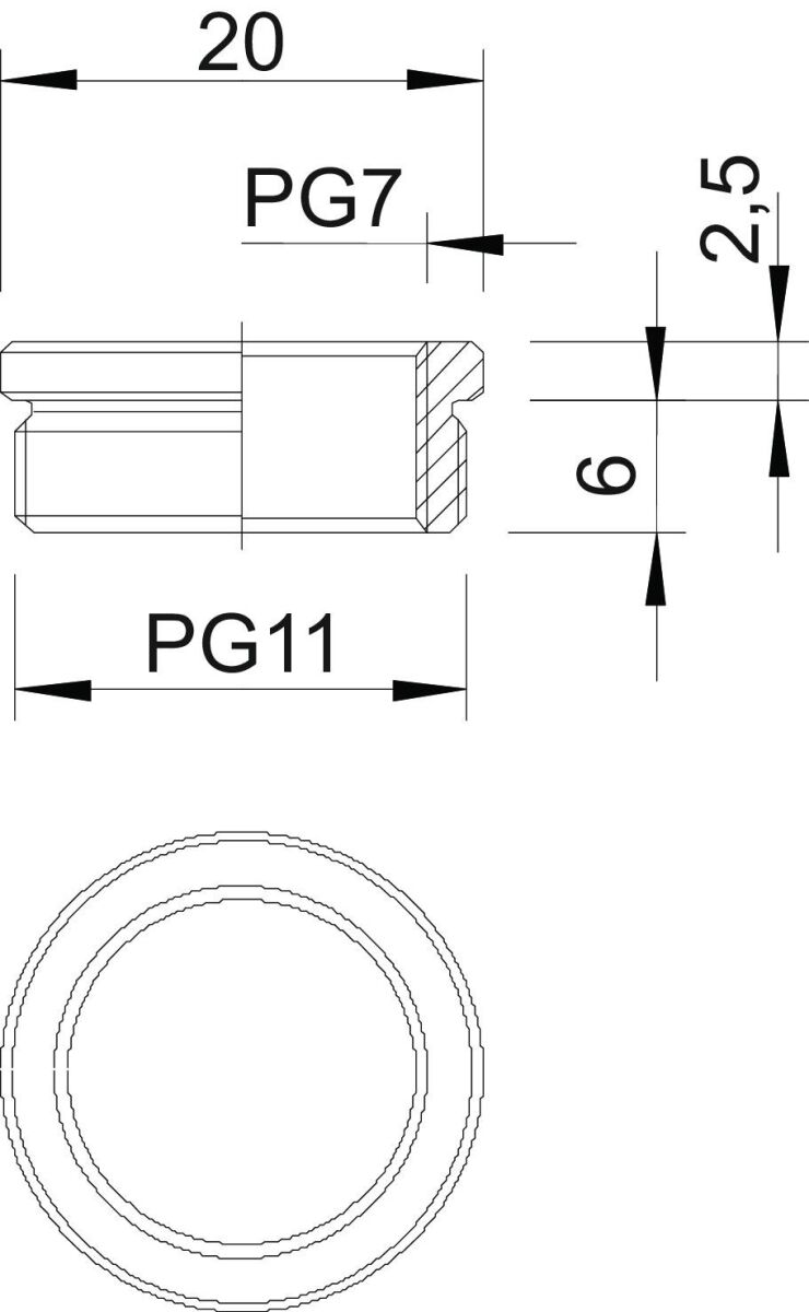Reduktion 167 R MS PG11-7