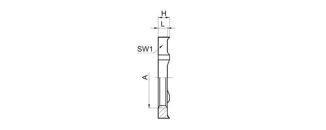 MS-Gegenmutter 50.216 YPOT