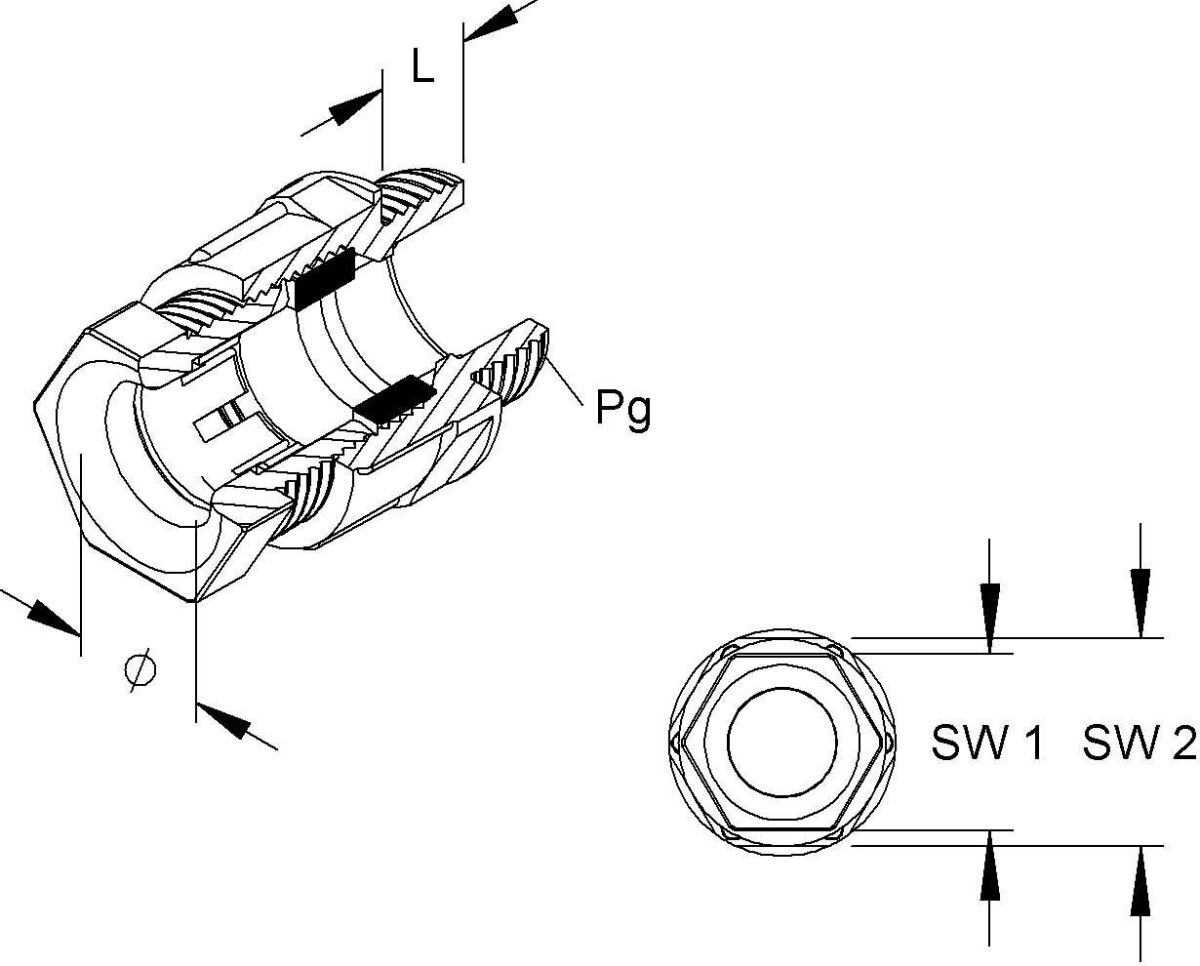 Kabelverschraubung 1235/21