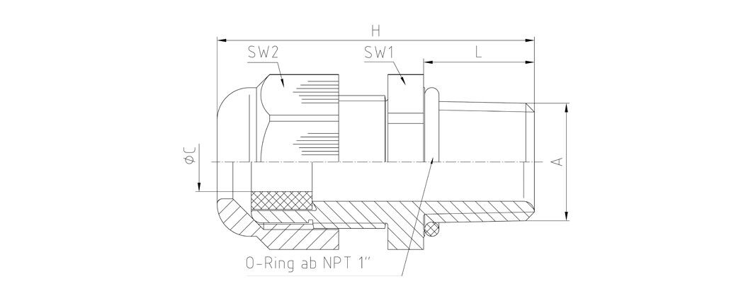 PERFECT Kabelverschraubung 50.112 PA/R