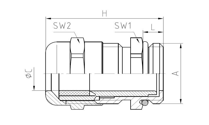PERFECT Kabelverschraubung 50.616 ES/EMV