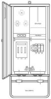 Anschlußschrank DIN 4386 A 250-1Z