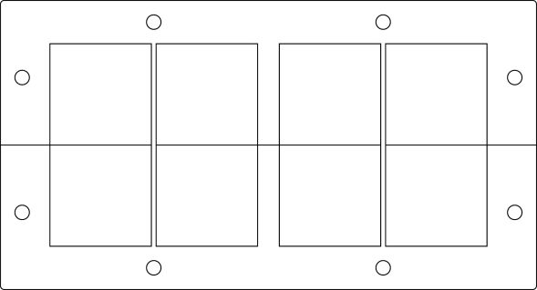 Kabeleinführungsleiste KEL 183/8