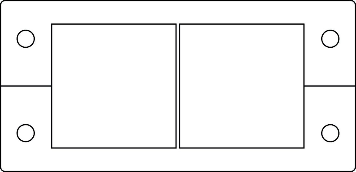 Kabeleinführungsleiste KEL 16/2 schwarz