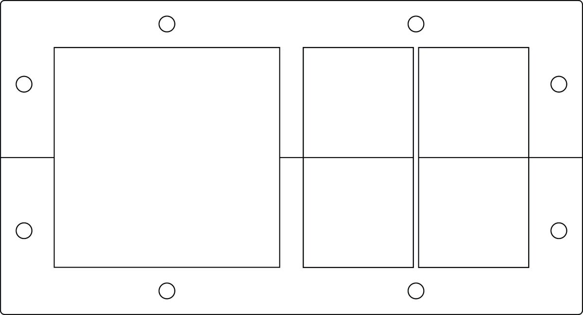 Kabeleinführungsleiste KEL 183/5
