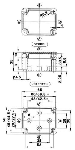 ABS-Gehäuse GEH.CT-522 T