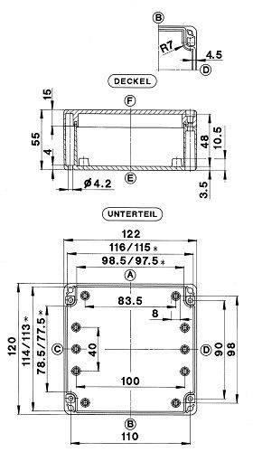 ABS-Gehäuse GEH.CT-662 T