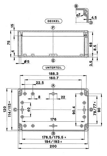 ABS-Gehäuse GEH.CT-762 T