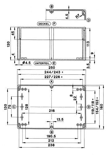 Polycarbonatgehäuse GEH.CT-911 T