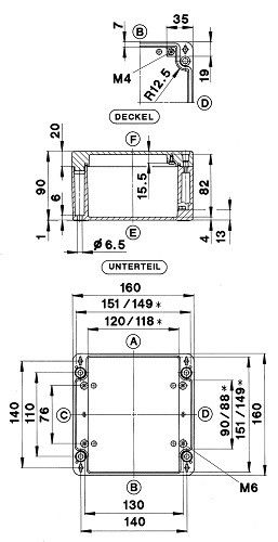Aluminium Gehäuse GEH.CA-270 C_UL_US