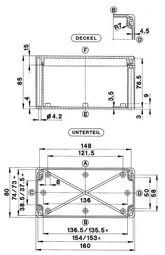 Polycarbonatgehäuse GEH.CT-641 T