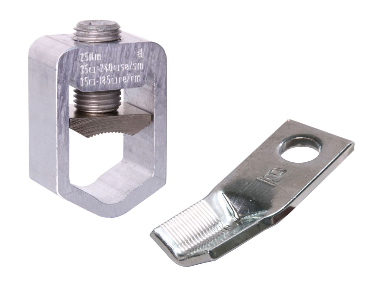Klemme + Lasche(4mm) 0107