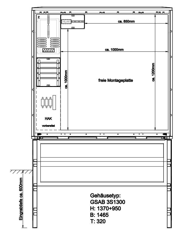 Zähleranschlußsäule 42.00.1P11Gr.3