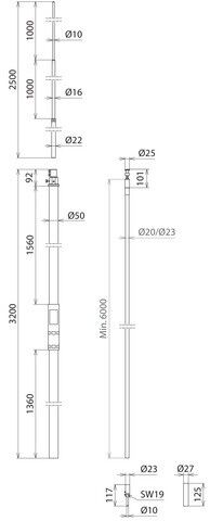 Fangeinrichtung m. Leitung HVI 20 L6M S #819328