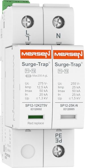 Überspg.-Ableiter Typ 1+2 STPT12-12K150V-2PGM