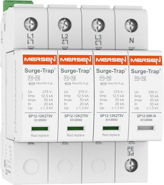 Überspg.-Ableiter Typ 1+2 STPT12-12K150V-4PG