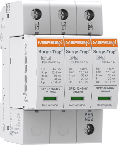 Überspg.-Ableiter Typ 1+2 STPT12-12K440V-3P