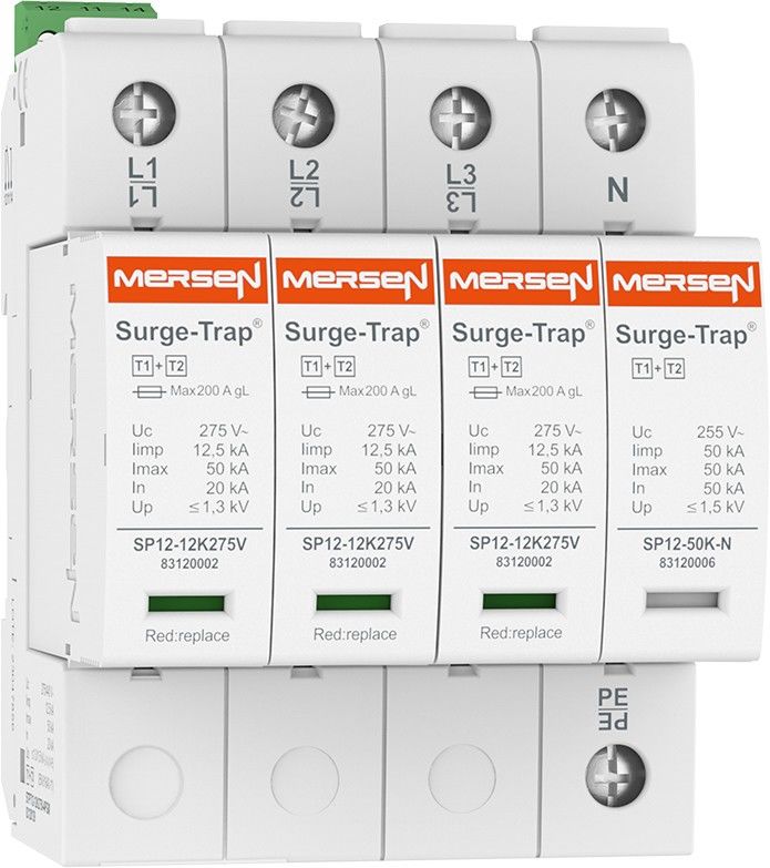 Überspg.-Ableiter Typ 1+2 STPT12-12K150V-4PGM