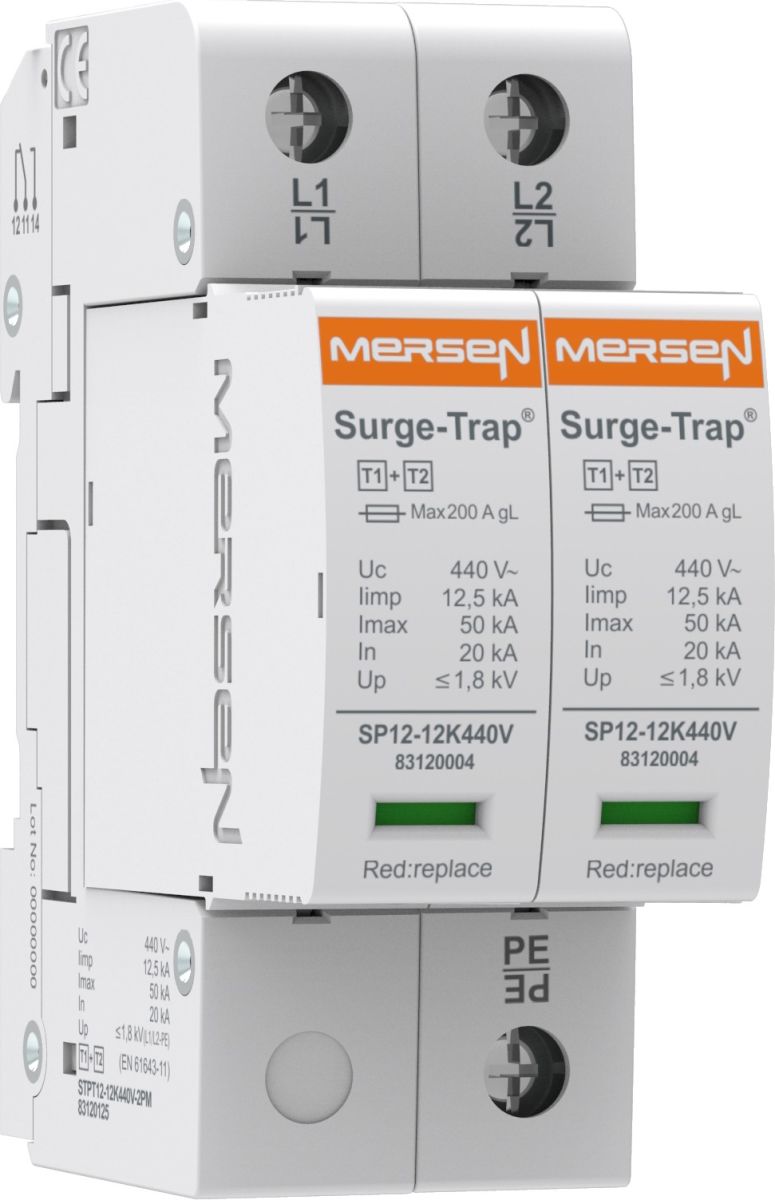 Überspg.-Ableiter Typ 1+2 STPT12-12K440V-2P