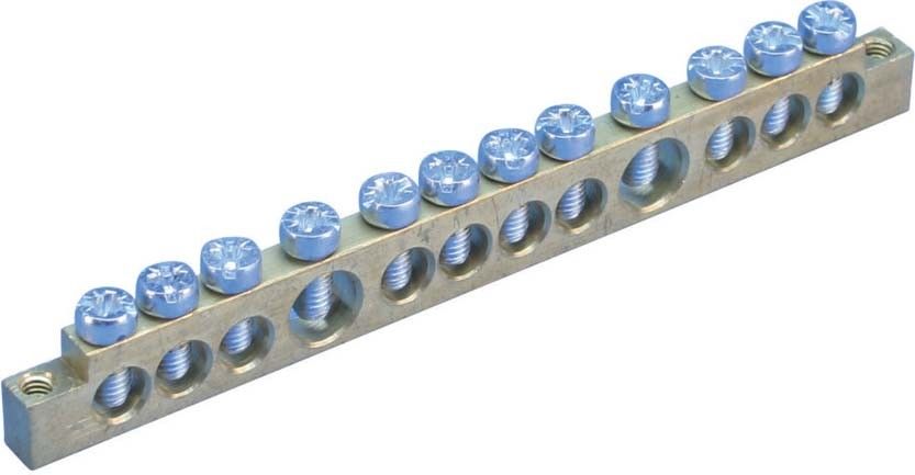 Erdungs-/N-Leiterschiene EB12BLK200