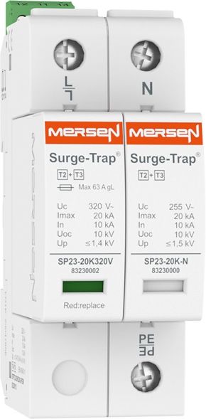 Überspg.-Ableiter Typ 2+3 STPT23-20K150V-2PG