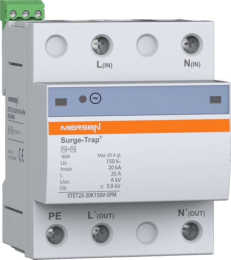 Überspg.-Ableiter Typ 2+3 STET23-20K150V-SPM