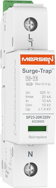 Überspg.-Ableiter Typ 2+3 STPT23-20K150V-1P