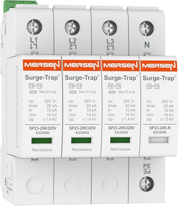 Überspg.-Ableiter Typ 2+3 STPT23-20K320V-4PGM