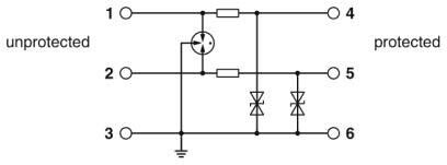 Überspannungsschutzgerät TTC-3-2X1-24DC-PT