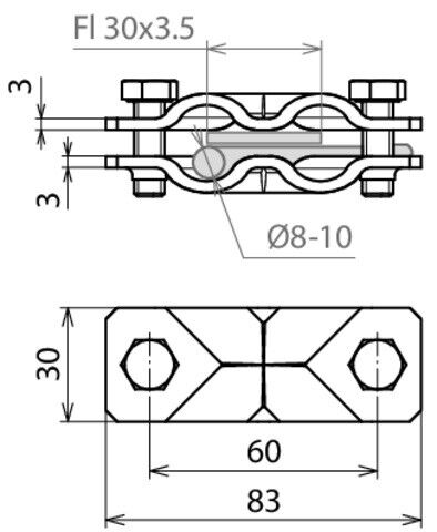 SVP-Klemme Niro SVPK 8.10 8.1#308069