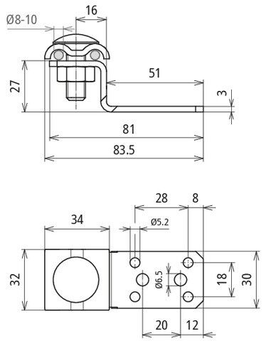 Anschlusslasche AL ZF DUL #377201