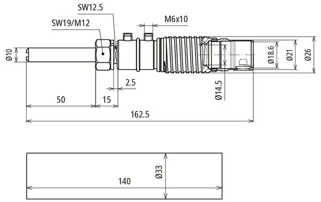 ISO Anschlusselement AE ISO BO10 K#819646