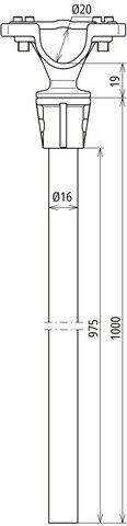 Distanzhalter DH ZS20D161000GFK PA