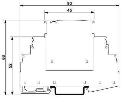 Basiselement für PLUGTRAB PT 2X1+F-BE/FM