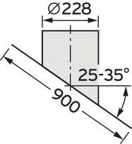 Dachpfanne 25-35 Grad 0020130600