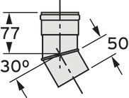 Bogen 30 Grad 303258 (VE2)