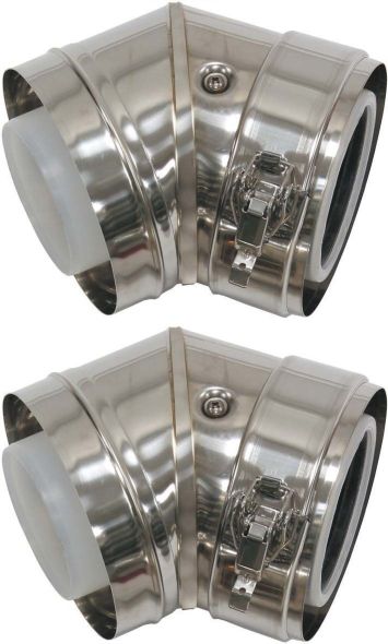 Bogen 45 Grad 80/125mm 0020042757 (VE2)