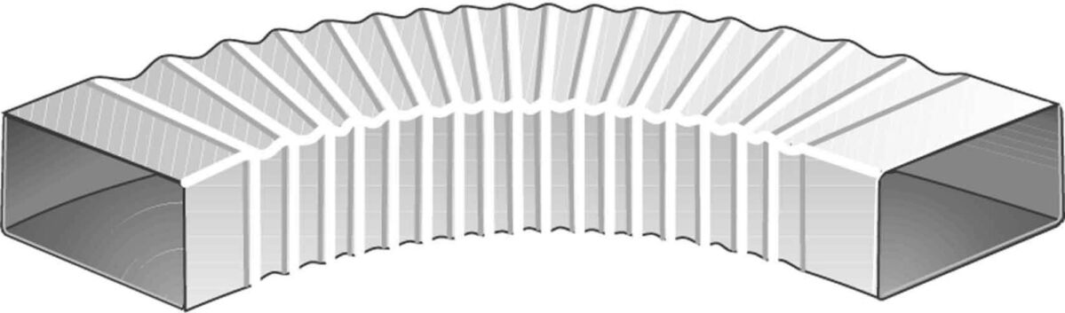 Flachkanalbogen FLBF 100