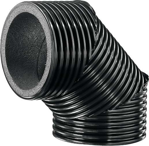 Lüftungsrohrbogen MT-B160 90/45