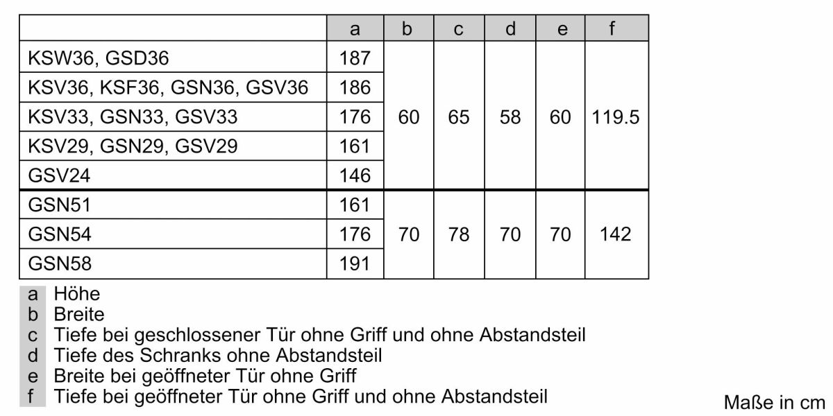 Gefriergerät GS36NVIEP