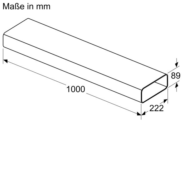 Flachkanalstück HZ9VDSM2