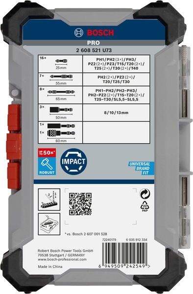 PRO Bit Set Impact 2608521U73VE(36)