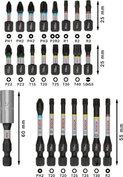 PRO Bit Set Impact 2608521U75VE(24)