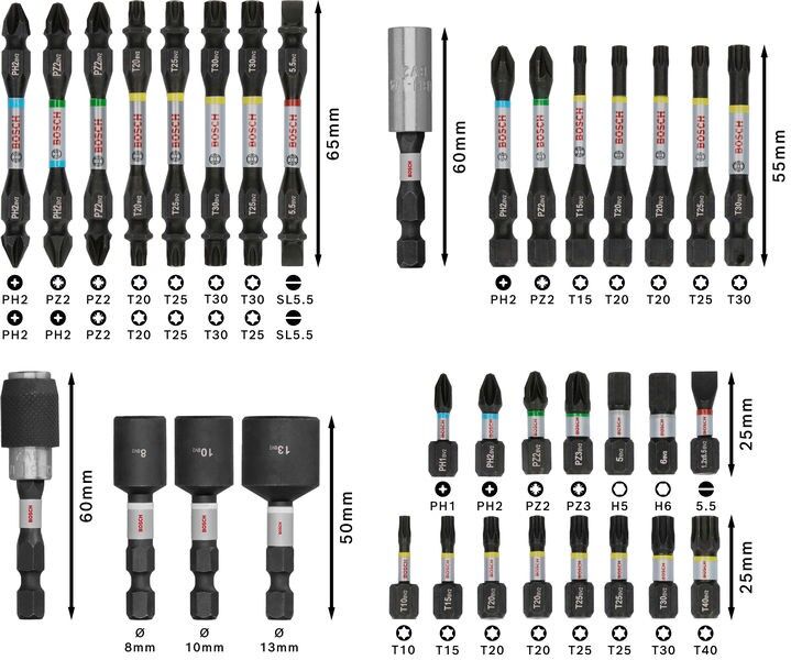 PRO Bit Set Impact 2608521U77VE(35)