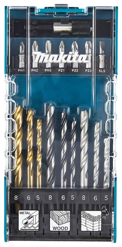 Bohrer- Bit-Set 17-tlg. D-74887