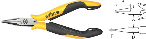 Flachrundzange Profession. Z 36 0 04 120mm